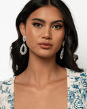 Dapper Debut - White Earrings