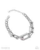 Boosted Bling - White Bracelet