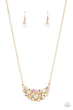 Effervescently Divine - Gold Necklace