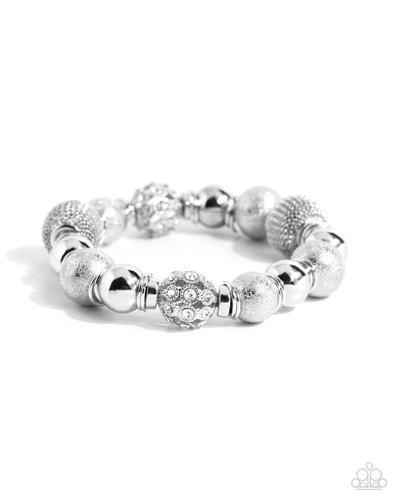 We Totally Mesh - White Bracelet