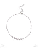 Satellite Shimmer - Silver Ankle Bracelet