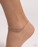 Satellite Shimmer - Silver Ankle Bracelet
