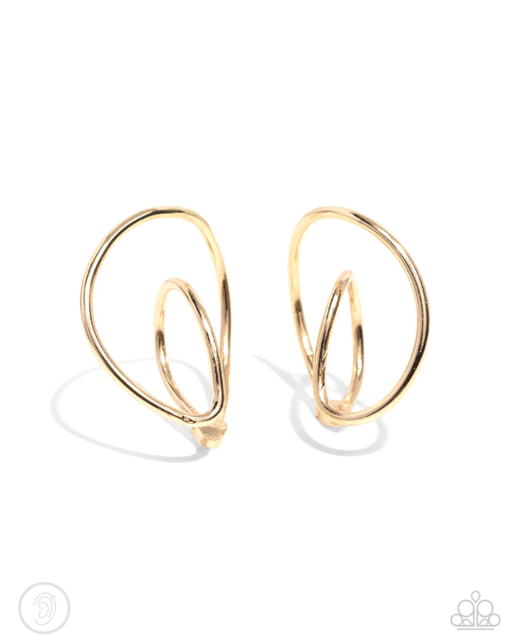 Wraparound Whimsy - Gold Earring Cuff