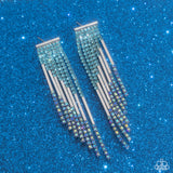 Careless Cascade - Blue Earrings