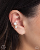 Elegant Emblem - Gold Earring Cuff