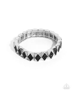 Ornate Outline - Black Bracelet