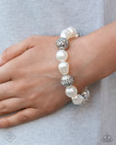 High-Class Headline - White Bracelet