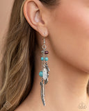 Restful Runway - Blue Earring