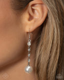 Genial Glam - White Earrings