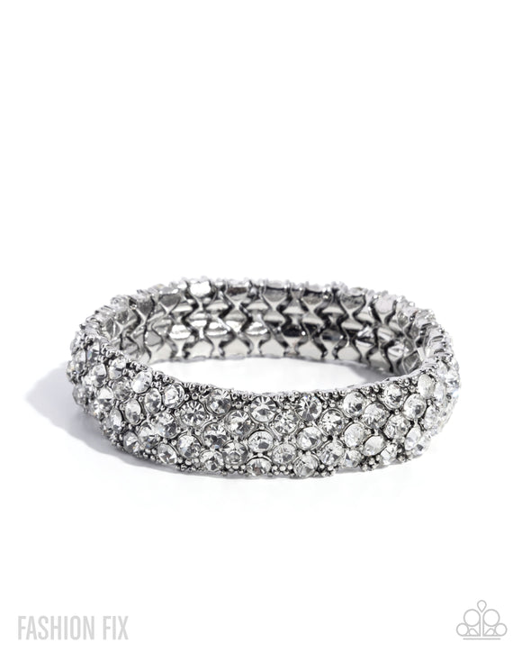 Prismatic Perspective - White Bracelet