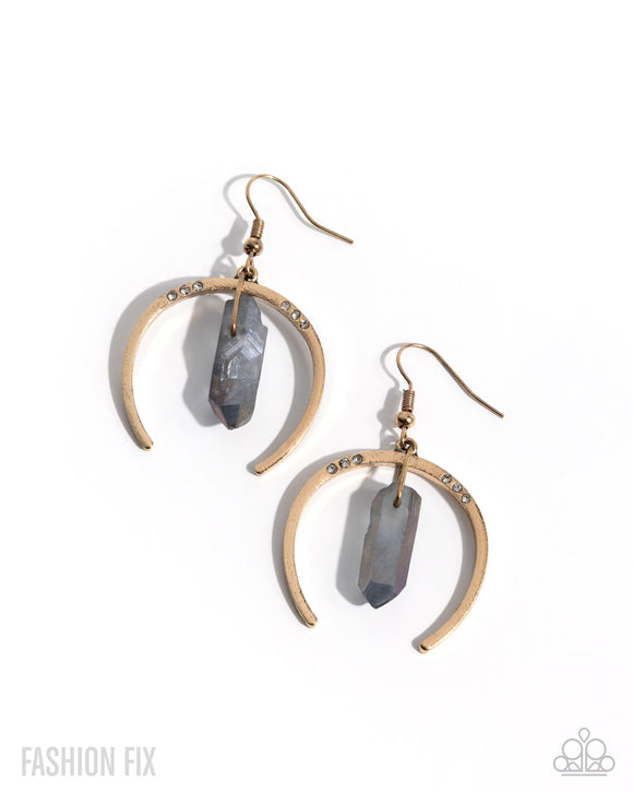 Masterful Model - Gold Earrings