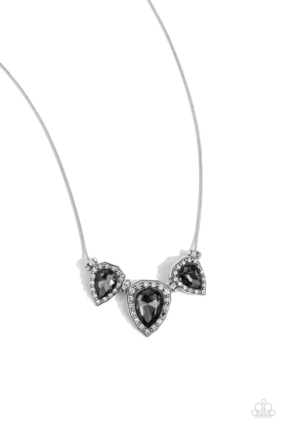 Majestic Met Ball - Silver Necklace