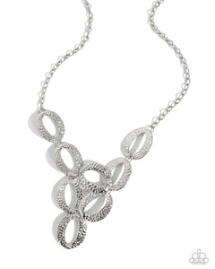 Oval the Limit Silver Necklace