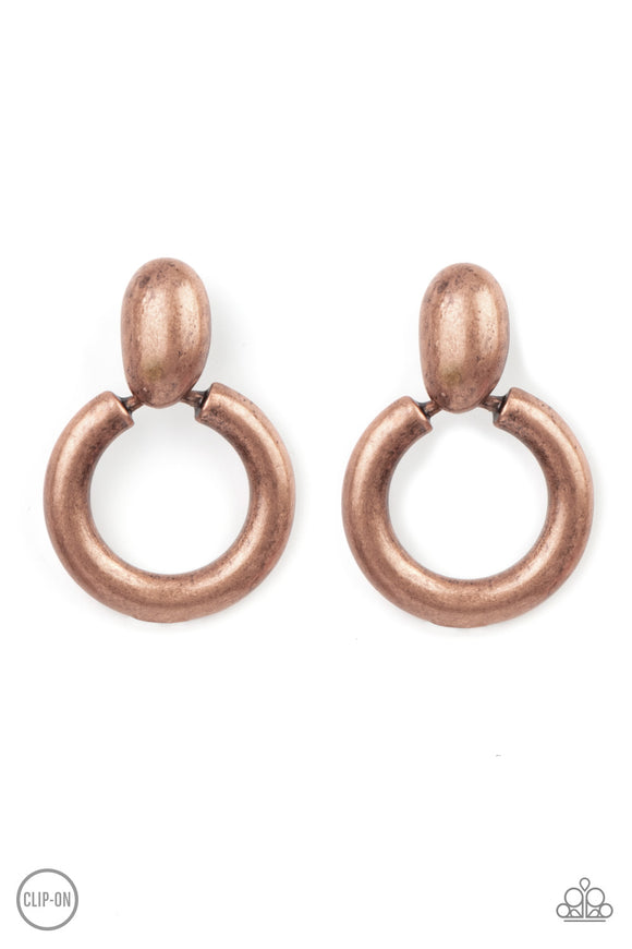 Ancient Artisan - Copper Earrings