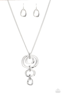 Tranquil Trickle - Silver Necklace