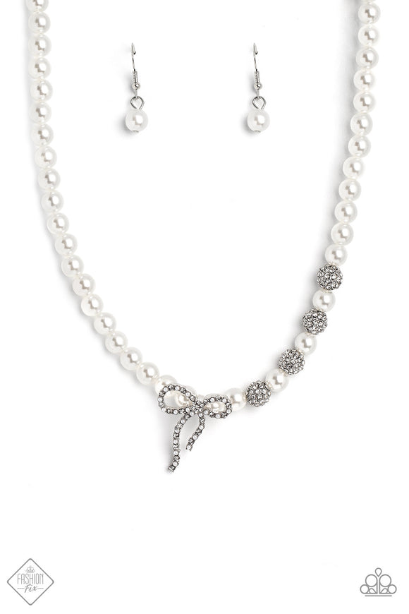 Classy Cadenza - White Necklace