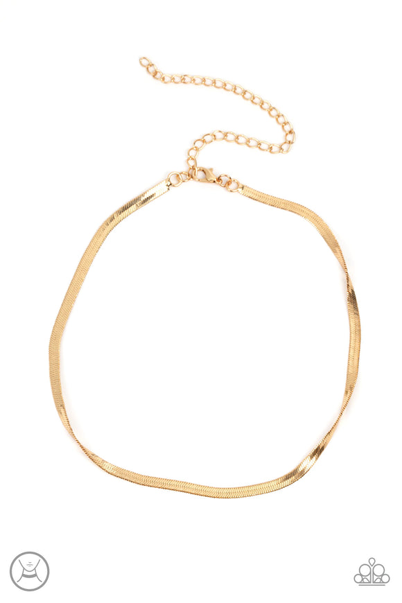 In No Time Flat - Gold Necklace