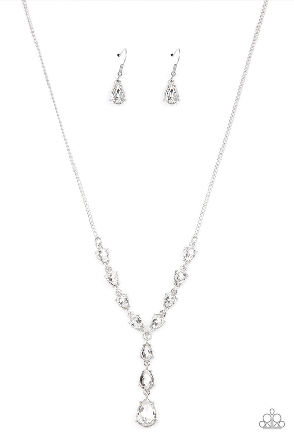 Park Avenue A-Lister - White Necklace