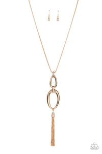 Elegantly Entrancing - Gold Necklace