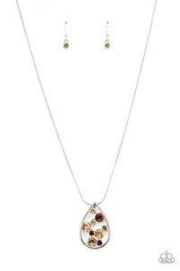 Seasonal Sophistication - Brown Necklace