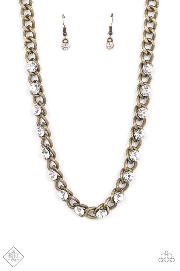 Major Moxie - Brass Necklace