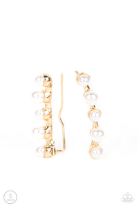 Drop-Top Attitude - Gold Earrings