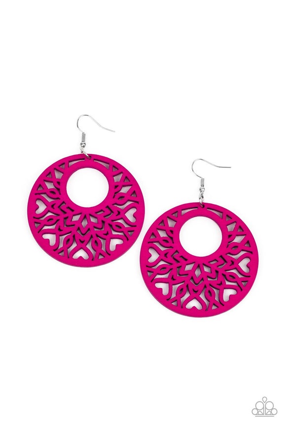 Tropical Reef - Pink Earrings