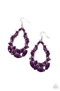 Tenacious Treasure - Purple Earrings